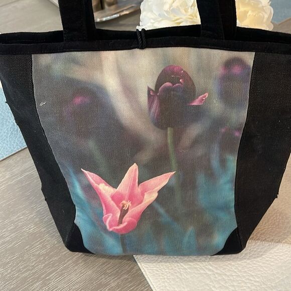 Polyanthus Vintage Small Tote/Bottle Bag - Picture 3 of 8